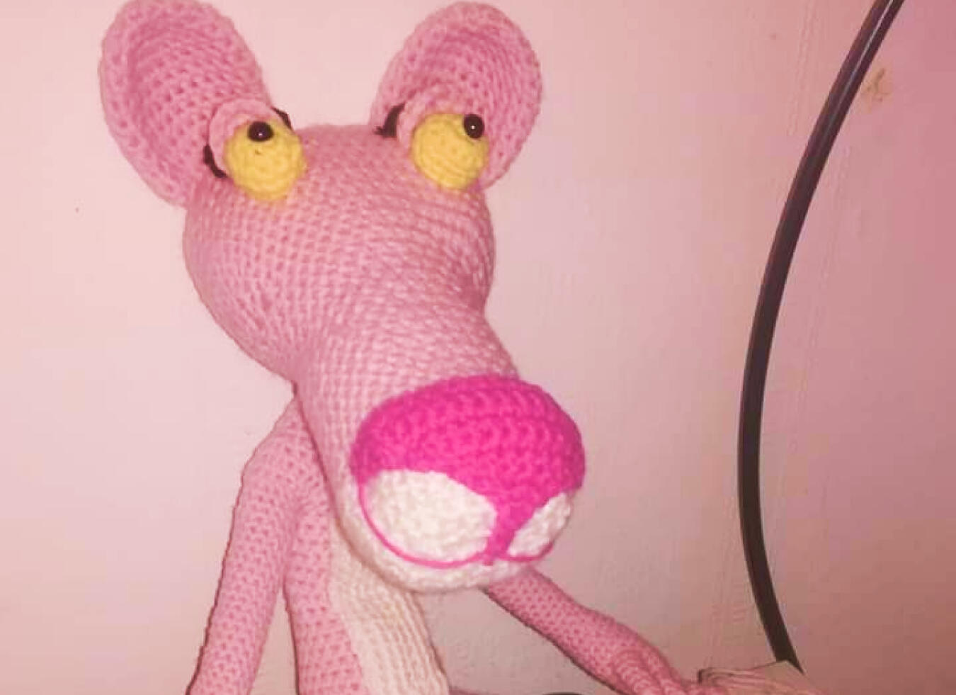pantera rosa crochet pantera rosa crochet